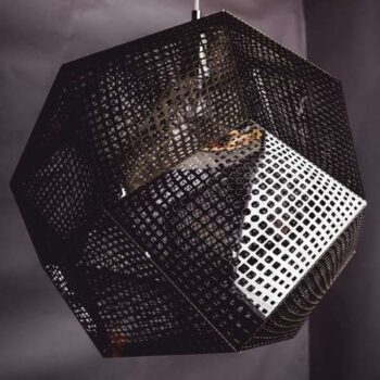 Shiny Disco Ball - Black - 50cm