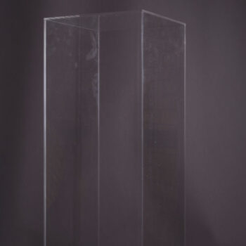 Plinth - Low 500mm x 500mm x 1000mm high (perspex)