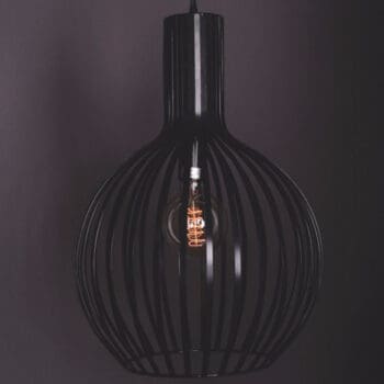 Onion - Black pendant