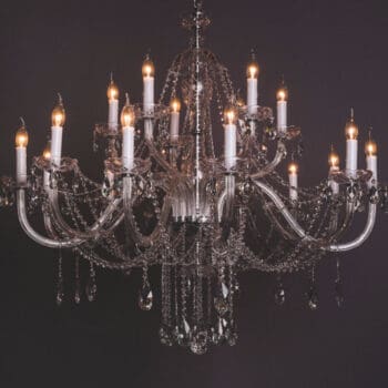 Chandelier - 2 tier 18 arm