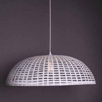 Large Basket - White pendant